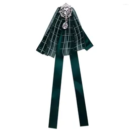 Theme Costume Costumebuy Elegant Lady Detachable Jabot Bowknot Bows Cravat Shirt Bowtie Ribbon Pour Homme Neck Ties Pins Brooches Outfit
