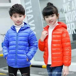 다운 코트 5-12 세 Oldgirls Lightweight Autumn with Hood Cotton Jacket winter outwear boys baby toddlers parkas