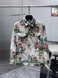 2023 Luxury men's Jacket Fashion button Trench coat Men's coat Autumn/Winter Men's Designer Jacket High Quality Printed Coat Asian size M-3XL