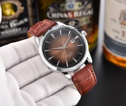 Seik zegarki na rękę dla mężczyzn 2023 męskie zegarki trzy igły zegarek kwarcowy wysokiej jakości Top luksusowa marka zegar moda skórzany pasek Montre de luxe PRESAGE Type
