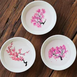 装飾的な置物日本の魔法の桜の桜の桜酒カップボウル温度変色の色の変化/水のクリスマスデザート