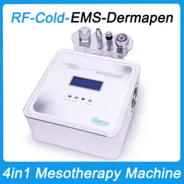 Mesotherapy Beauty Equipment Skin Rejuvenation Body Shaping Face Lifting Anti Aging Wrinkle RF Cooling Cryo Therapy EMS Bio Derma Nano Pen 4 in 1 Facial Machine