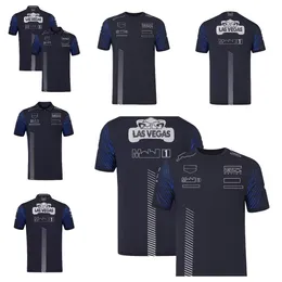 F1 팀 2023 드라이버 의류 의류 스페셜 에디션 레이싱 티셔츠 플러스 사이즈 팬 남성 레플 폴로 셔츠