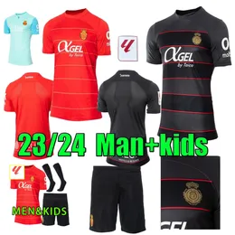 2023 2024 Футбольные майки RCD Mallorca SANCHEZ ABDON A. RAILLO VALJENT MURIQI BABA GRENIER 23 24 Мужская рубашка на выезде Мужская детская форма Футбольная форма