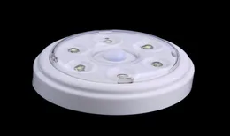 6 LED Wireless Infrared PIR Auto Sensor Bewegingsdetector Batterij aangedreven deur Wandlicht Lamp Top 3115006