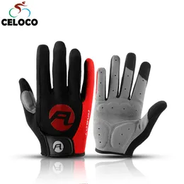 Велосипедные перчатки защитная передача против скольжения полных пальцев перчатки MTB велосипедные перчатки