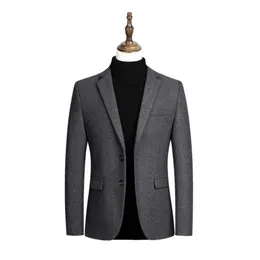 Herrdräkter blazers ull liten set herre ull coat casual affärsuppsättning mäns höst och vinter mini set herrar 230406