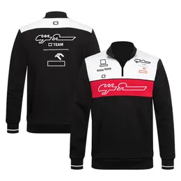Formula 1 Team Hoodie F1 2023-2023 Racing Driver Hoodie Fans Half Zipper Casual Sweatshirt Men's Fashion Pullover Plus Size J178i