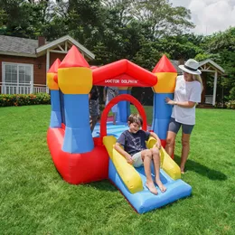 Informowany nadmuchiwany plac zabaw na sprzedaż Playhouse Mini Bounce House for Kids Party Brentcy Castle Jumping Jumper Moonwalk Outdoor Play Fun Małe zabawki Prezenty