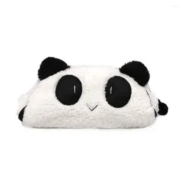 Cute Soft Plush For CASE Panda Pencil Pen Bag Cosmetic Makeup Pouch
