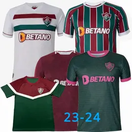 23 24 Maglie da calcio Fluminense FC MARCELO NINO FELIPE MELO G.CANO ARIAS FRANCA KENNEDY Maglia da calcio casa lontano 3a