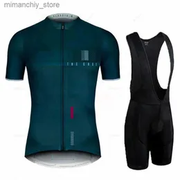 Bisiklet forması raphaing takımı bisiklet set triatlon bisiklet kıyafetleri nefes anti-üvey dağ bisikleti giyim takım elbise yaz Ciclismo hombre q231107