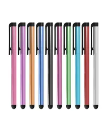 Ganze 500PCSLOT Universal Kapazitiven Stylus Stift für Iphone5 5S 6 6s 7 7plus Touch Stift für handy Für Tablet Verschiedene Col5053051