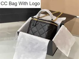 CC Bag Other Bags Moda Mini bolsas Lady Bags de ombro Designer Tiny Burse Trend Leather Crush Crush Vanity Case com Chain Crossbody Bag Women Clutch Pur