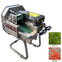 Máquina automática de corte de cebola e limão, cortador de legumes, repolho, abacaxi, tomate, batata, melancia