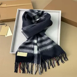 24SS Neue Mode Frauen Designer Schal 100% Kaschmir Hohe Qualität Gedruckt Männer Luxus Klassische Winter Warm Größe 180x30cm Lange Schals für Geschenkbox