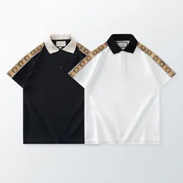 G308 Beyaz Tasarımcı Giysileri Erkek Polos Yaz İnce Kısa Kollu 3m Yansıtıcı Strip Erkekler Polo Gömlek Tee Mens Giysileri