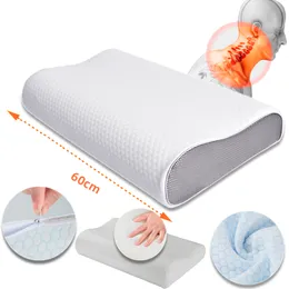 Pillow Orthodontic cushion memory foam cushion slow back neck cushion ergonomic memory relax neck comfortable sleep 230406