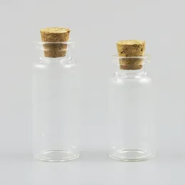 収納ボトル50 x空の詰め替え可能なディスプレイウッドコーク付きガラスボトル12cc 1/2オンスクリンプ首の装飾クラフト