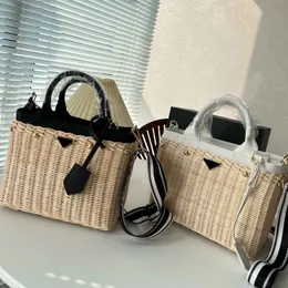 Sacchetti di design borse da spiaggia borse per la paglia avanzata intrecciata estate solare sacchetti per le vacanze shopping borsetta di lusso con spalla con cinturino