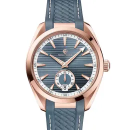 남성 시계 OME 다기능 고품질 시계 Automatische Uhr Sapphire Glass 사업 41mm 스테인리스 스틸 고무 스트랩 럭셔리 시계 한정판 심해.