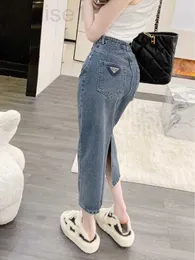 Damen Jeans Designer 23 New Style gepaart mit Split Denim Halbrock 2023 Produktempfehlung Fashion Wear Set to Save Worry ZNRV