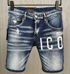 DSQ2 Herren Jeans kurz Luxus Designer Sommer Jeans Skinny Ripped Cool Guy Causal Hole Denim dsq Fit Jeans Washed Short Pant 9877