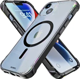 Designer Ten Case iPhone 14 Pro Case 2-w-1 anty-kropka i anty-Shock Cell Phone Case Soft Shell 450QC