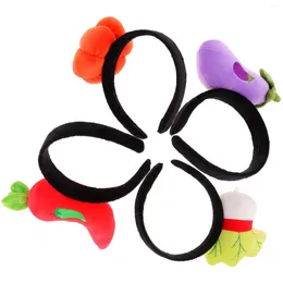 Bandane per bambini Scrunchies Fascia per verdure Artificiali Decorativas Para Sala Capelli adorabili