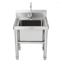 Rubinetti della cucina Acciaio inossidabile Mop Pool Commercial Floor Standing ampliato El Cafeteria School Washing