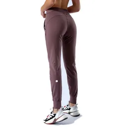 LL Frauen Yoga Neunte Hosen Push Fitness Leggings Weiche Hohe Taille Hüfte Lift Elastische Casual Jogging Workout Hosen Mode marke