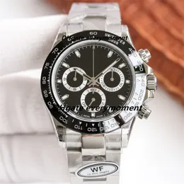 WF Factory عالية الجودة الساعات الرجال 116500 40mm Mechanical Men's Watch 904L CAL.4130 حركة توقيت الياقوت المقاومة للماء WRISTWACHT-1