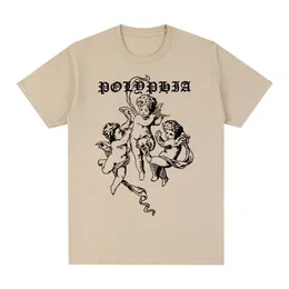 Mens Tshirts Polyphia Rock Band Vintage Tshirt Creative Trending Cotton Men T Shirt Tee Womens Tops 230406