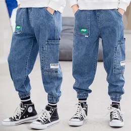 Jeans Jungen und Mädchen Coole Jeans Frühling und Herbst Hosen Koreanisch Lässig Lose Hosen Kinderbekleidung Sommerhosen 230406