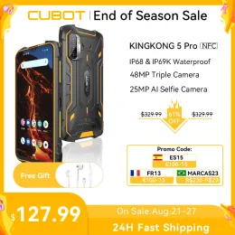 Cubot Kingkong 5 Pro IP68/IP69K Wodoodporny smartfon Rugged Telefon 8000MAH 48MP Triple Camera Android 11 NFC 64GB Global 4G LTE