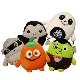 Animais de pelúcia tamanho 20cm halloween abóbora zumbi boneca fantasma múmia boneca como um presente para crianças e amigos