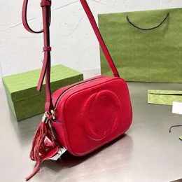 Het Luxurys designers Tassel Handväskor väska kvinnor läder sooho disco axelväska fransad messenger designer crossbody väskor