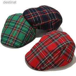 Berets Classic Denim Beret Hats Men Women Checkered Flat Caps Berets Berets Newsboy Hat Spring Autumn Autumn Hats Peace Cap Forward Capsl231106