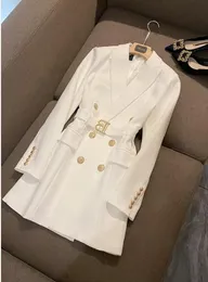 New designer women's trench coats trench coat fashion classic france style mid-length black white liner coat jacket with belt coat slim fit top treches