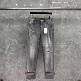 Männer Jeans 2023 Runway Luxus Hosen Koreanische Design Party Casual Kleidung Hohe Qualität Männliche Hose