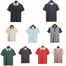 NEW Men's Fashion Polo Shirt Luxury Italian Men's T-Shirts Short Sleeve Fashion Casual Men's Summer T-shirt Various Colors Available Size