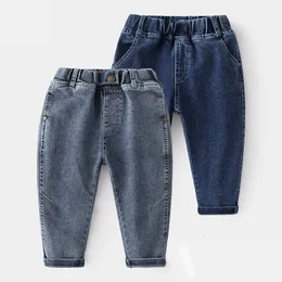 Jeans Baby jeans primavera estate 2-10 anni abbigliamento per bambini leggings in denim elasticizzato tinta unita 230406