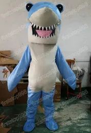 Halloween Shark Mascot Costume Högkvalitativ tecknad anime tema karaktär vuxna storlek julfest utomhus reklamdräkt kostym