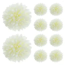 Dekorative Blumen, 50 Stück, künstliche Chrysanthemen für Hochzeitssträuße, Mittelstücke, Brautparty-Dekoration