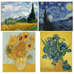 Vincent van Gogh Olejki na płótnie na płótnie na ścianie reprezentacja do salonu Dekoracja domu impresjonista Brak ramy ręcznie robiony