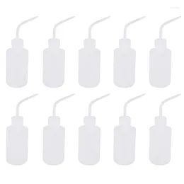 Lagringsflaskor 5x 250 ml 8oz kapacitet Tatuering Tvätta klar vit plastgrön tvålpressflaska