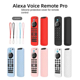 Dla Amazon Alexa Voice Remote Pro Proote Ochrona Ochronna z antyprop silikon