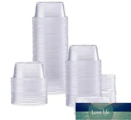 Wholesale Small Plastic Containers with Lids Jello Shot Cups Condiment Sauce Cup for Portion Meal Prep