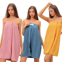 Towel 70x140CM High Quality Women Bath Hair Dryer Cap 25X65CM Microfiber Skirt Drying SPA Can Be Worn Wrap Girl