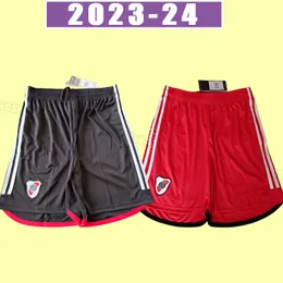 23 24 Carrascal River Plate Soccer Shorts Third Black Camiseta Romero Perez de la Cruz 2023 2024 축구 바지 J.Alvarez M.Suarez 홈 Away Away Third